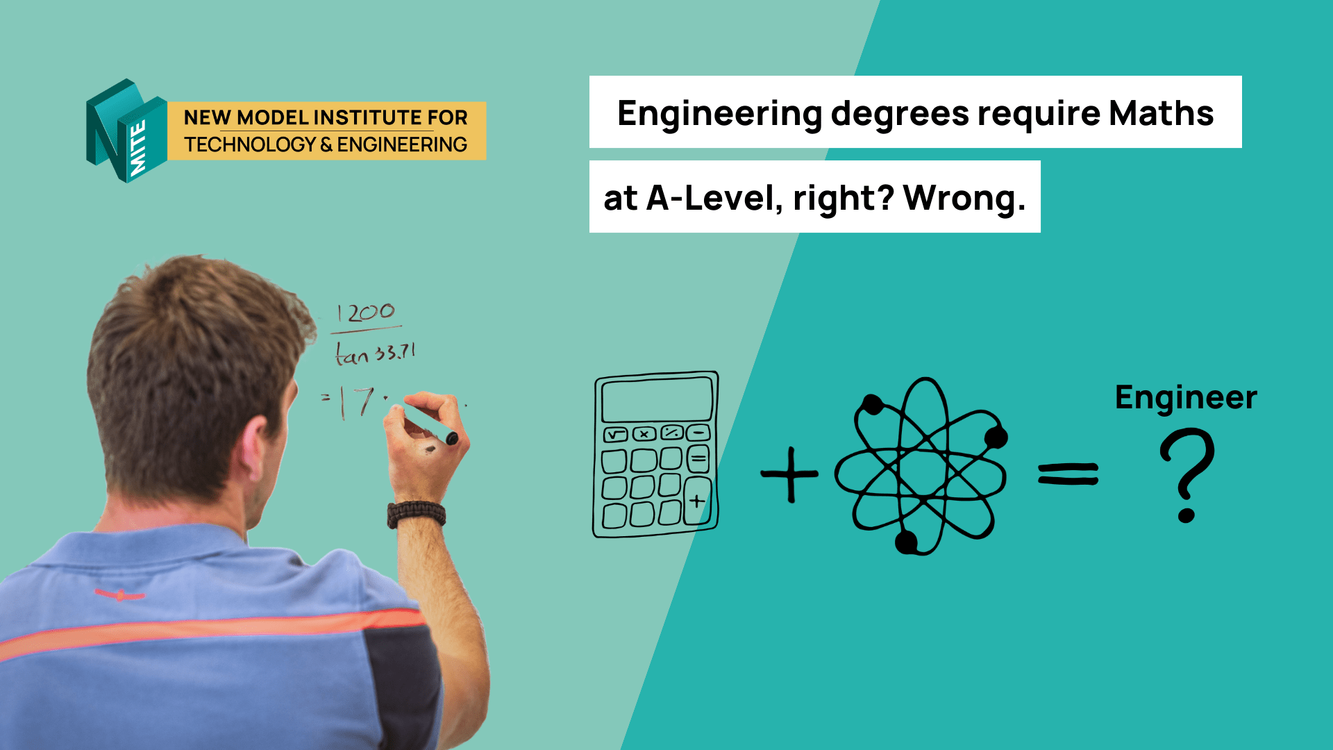 Engineering degrees require Maths at Alevel, right? Wrong. NMITE